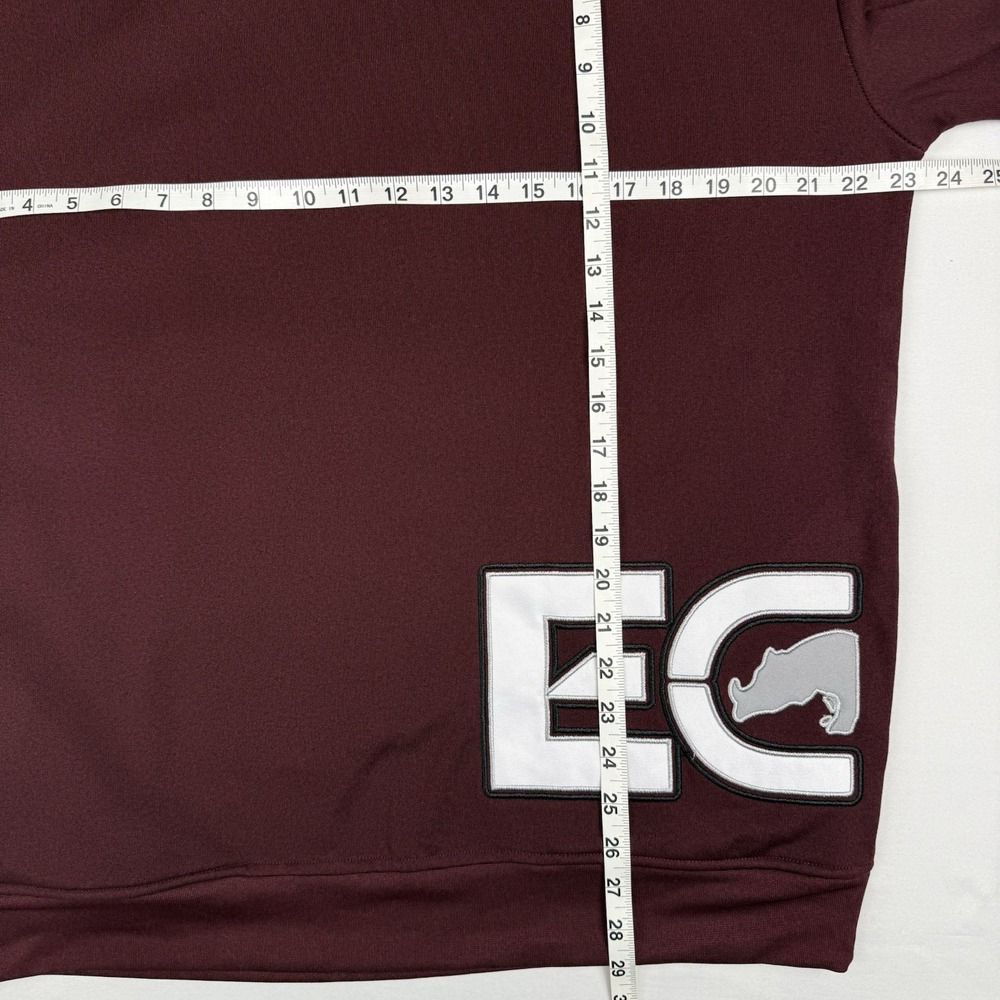 Ecko Unltd Burgundy‎ Hoodie Mens Size L Pullover Logo Rhino Graphic Sweatshirt - Picture 5 of 6